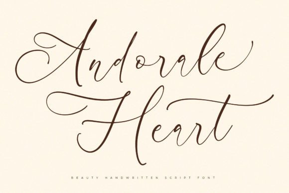 Andorale Heart Font for Elegant Branding