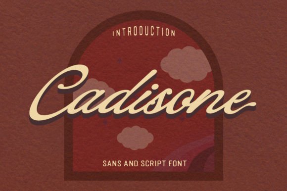 Cadisone Vintage Script Font for Crafters