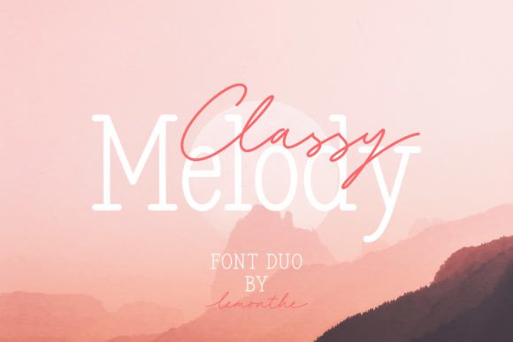 Classy Melody Font for Modern Campaign Design