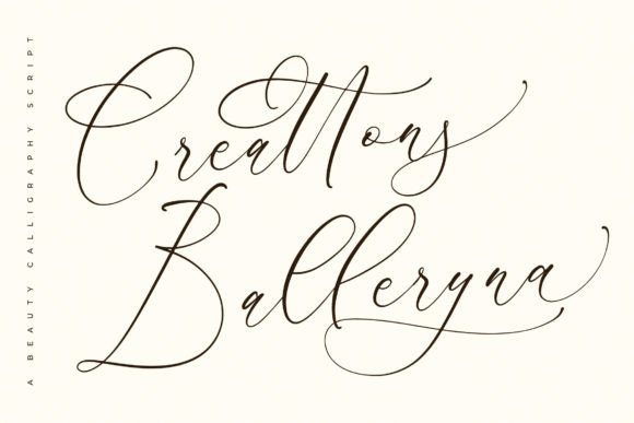 Creattons Balleryna: A Luxury Script Typeface for Modern Editorial Design