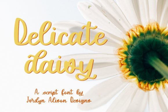 Delicate Daisy: A Script Font for Makers