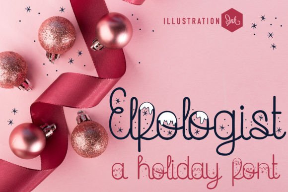 Elfologist Script Font for Handmade Invitations