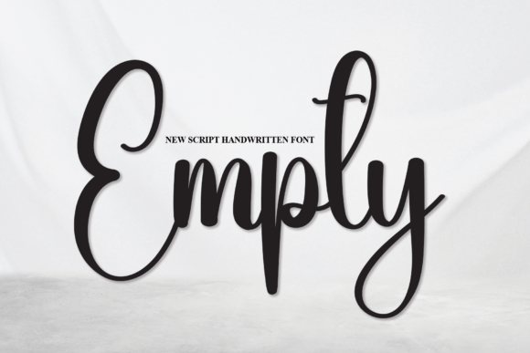 Empty Script Font for Handmade Brands