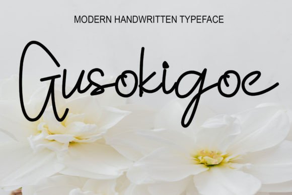 Gusokigoe: The Script Handwritten Font for Modern Brands