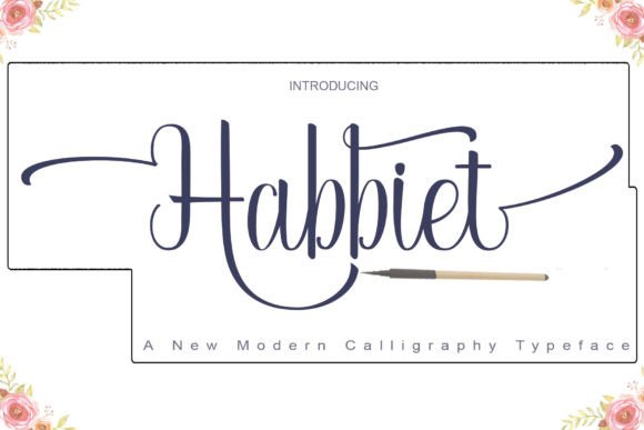 Habbiet: A Fresh Script Typeface for Editorial Design