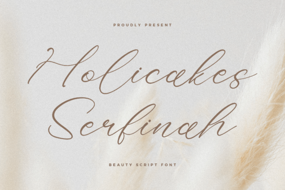 Holicakes Serfinah Font for Elegant Craft Designs