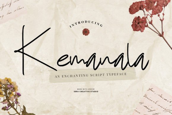 Kemanala Typeface for Elegant Branding