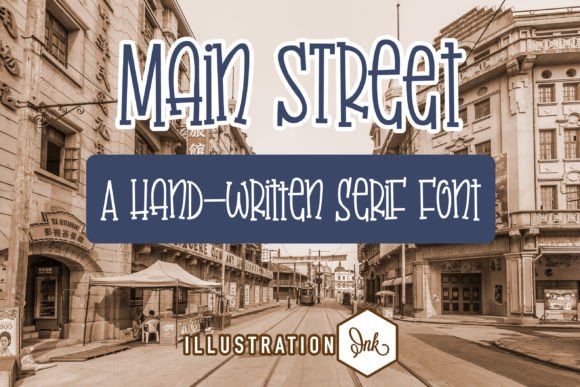 Main Street Font: Elegant Script for Editorial Design