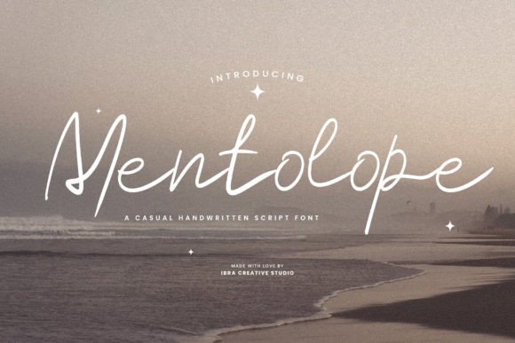 Mentolope Typeface for Clear Campaign Design