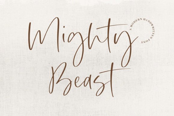Mighty Beast Font for Digital Branding