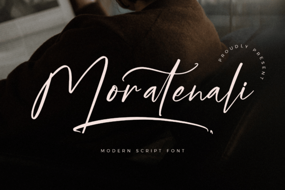 Moratenali: A Modern Script Typeface for Branding