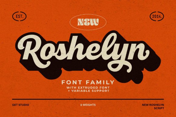New Roshelyn: The Ultimate Script Font for Elegant Branding