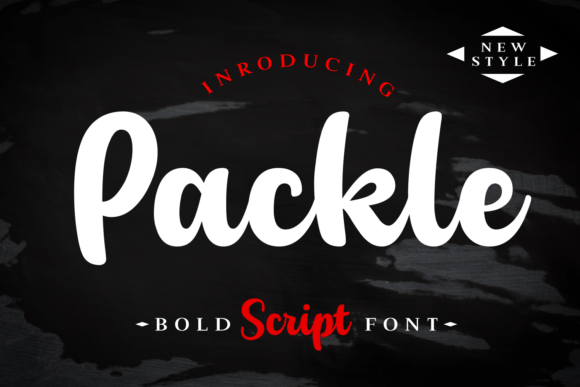 Packle: A Bold Script Font for Modern Branding
