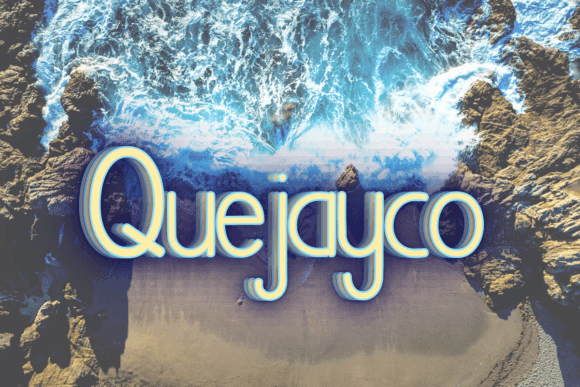 Quejayco Typeface for Editorial Design