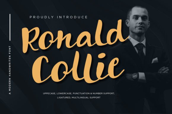 Ronald Collie Typeface for Elegant Branding