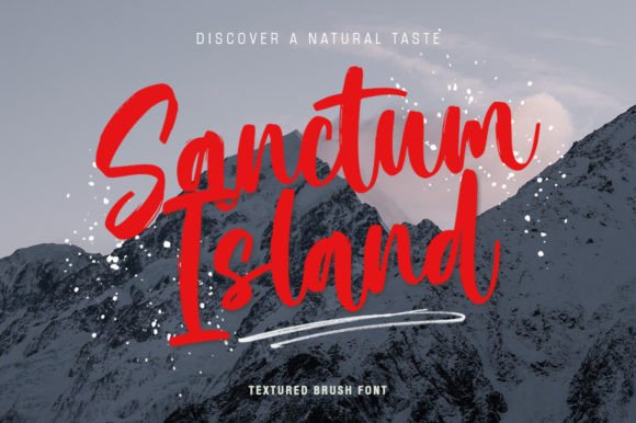 Sanctum Island Typeface for Editorial Design