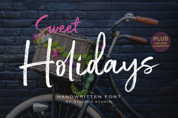 Sweet Holidays Font Review: A Playful Script for Designers