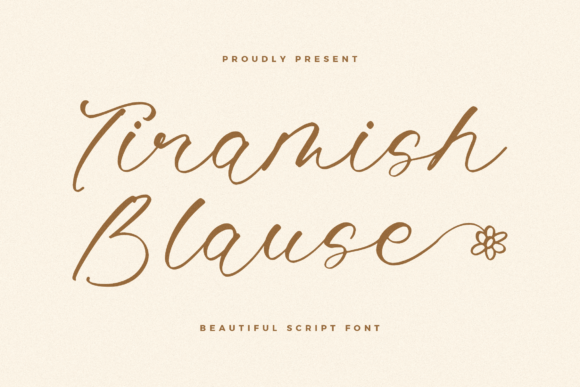 Tiramish Blause Font for Modern Web Design