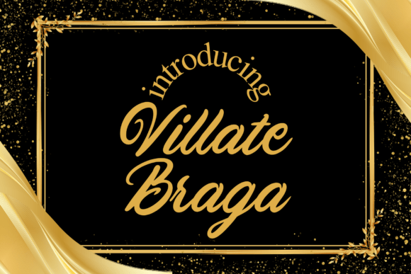 Villate Braga Typeface for Modern Campaigns