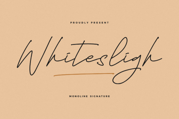 Whitesligh: The Signature Font for Polished Branding