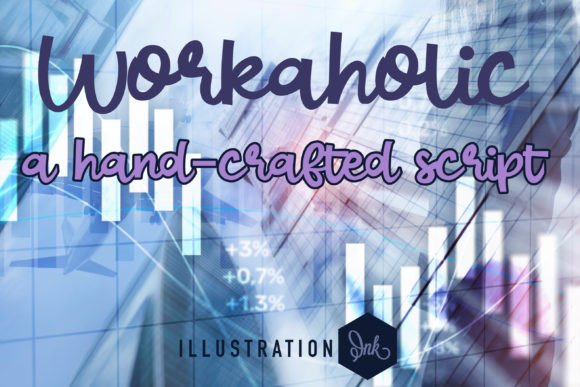 Workaholic Font Review for Makers