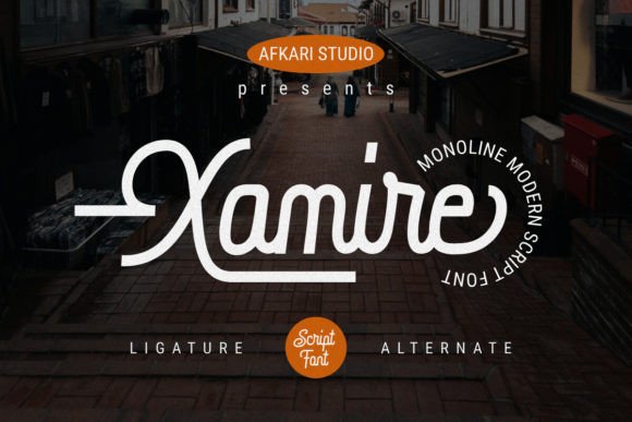 Xamire: The Modern Script Font for Campaigns